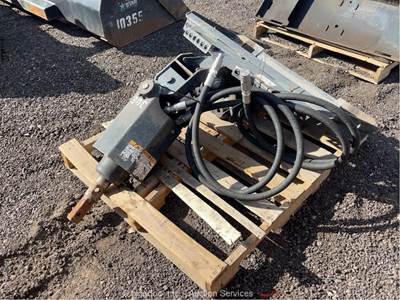 2016 Bobcat 30C Skid Steer Equipment Hydraulic Auger Digging Attachment bidadoo