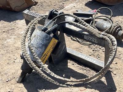 2018 EDGE BP 210H Hydraulic Skid Steer Auger Drill Attachment Hex Drive bidadoo