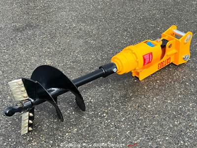 GIYI 16" Hydraulic Auger Earth Drill Excavator Attachment CAT 303 bidadoo -New