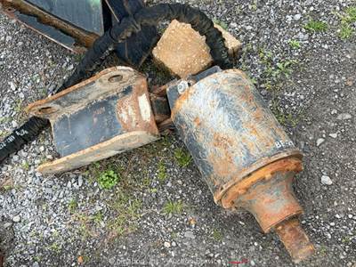 Lowe BP-210 Mini Excavator Hydraulic Auger Drive Drill Bore Attachment bidadoo