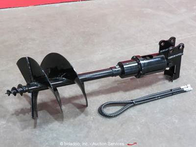 MIVA 16" Hydraulic Auger Earth Drill Mini Excavator Attachment bidadoo -New