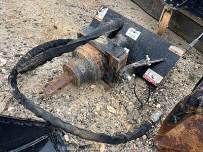 2020 Mcmillen 24861 Mini Skid Steer Hydraulic Auger Drill Attachment bidadoo