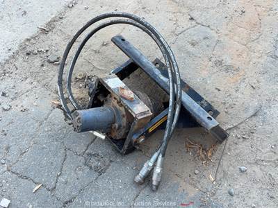 2018 McMillen X1500 Skid Steer Equipment Hydraulic Auger Attachment bidadoo