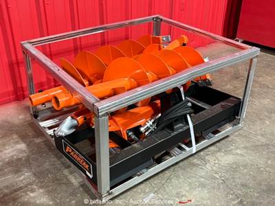 Pabreak ADB-650 Auger Earth Drill Hydraulic Skid Steer Attachment bidadoo -New