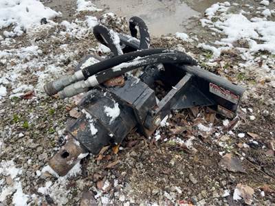 2020 Paladin X1500 Mini Skid Steer Hydraulic Auger Drill Bore Attachment bidadoo