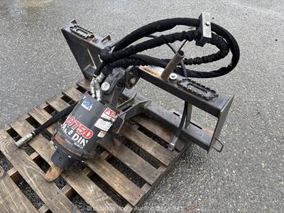 2022 Paladin X1975D Skid Steer Hydraulic Hole Drilling Auger Attachment bidadoo