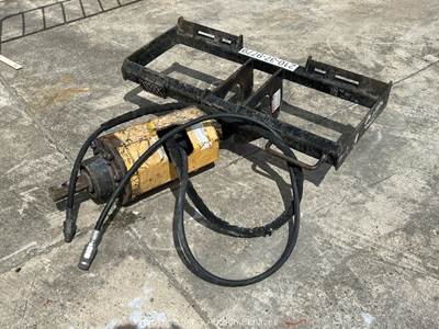 2022 Star Industries 160D-1530H Skid Steer Hydraulic Auger Attachment bidadoo