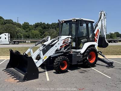 2025 Bobcat B760 4WD Backhoe Wheel Loader Tractor Cab E-Stick Aux bidadoo -New
