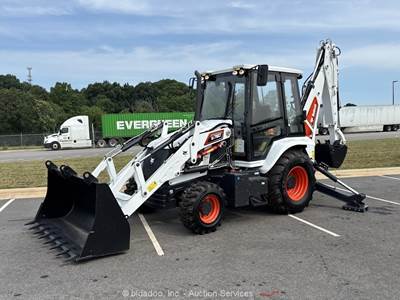 2025 Bobcat B760 4WD Backhoe Wheel Loader Tractor Cab E-Stick Aux bidadoo -New