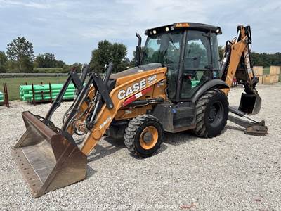 2018 Case 580SN 4WD Backhoe Wheel Loader Tractor E-Stick A/C Cab Thumb bidadoo