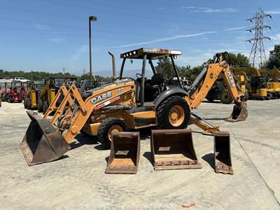 2012 Case 580 Super N 4WD Backhoe Wheel Loader Tractor E-Stick Bucket bidadoo