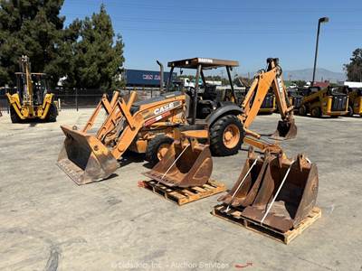 2011 Case 580N Backhoe Wheel Loader Tractor E-Stick Buckets bidadoo