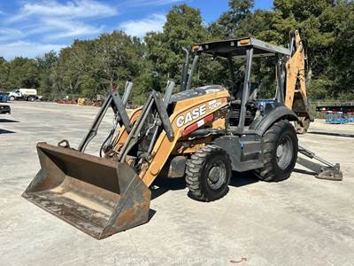 2018 Case 580N 4WD Backhoe Wheel Loader Tractor Bucket Aux Hyd Thumb bidadoo