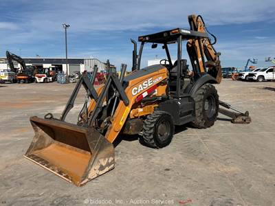 2019 Case 580N EP 4X4 Backhoe Wheel Loader Bucket Aux Hyd QC bidadoo -Repair