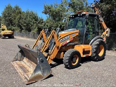 2015 Case 590 SUPER N Extending Backhoe Wheel Loader Tractor Cab bidadoo -Repair