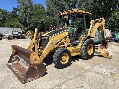 Caterpillar 416C 4WD Backhoe Wheel Loader Tractor 4-in-1 Bucket Aux Hyd bidadoo