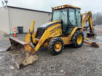 2005 Caterpillar 420D Backhoe Wheel Loader Tractor Cab Outriggers Aux bidadoo