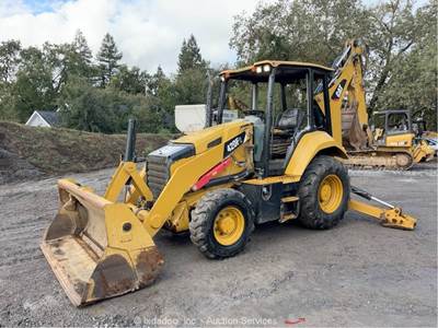 2015 Caterpillar 420F2 4WD Backhoe Wheel Loader Tractor E-Stick Aux 4in1 bidadoo