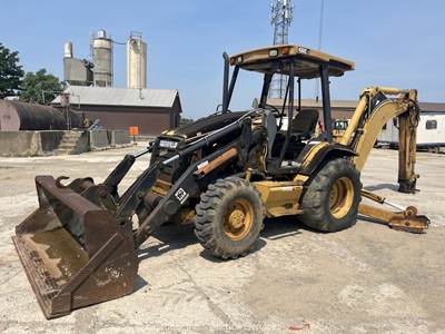 Caterpillar 436C Backhoe Wheel Loader Tractor oROPS Aux Hyd Diesel Q/C bidadoo