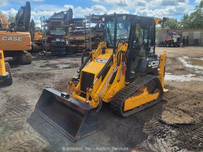 2023 JCB 1CXT Compact Tracked Backhoe Loader Tractor Cab Bucket Aux Hyd bidadoo