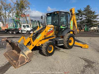 2019 JCB 3CX 4WD Backhoe Wheel Loader Tractor Cab E-Stick Bucket Aux Hyd bidadoo
