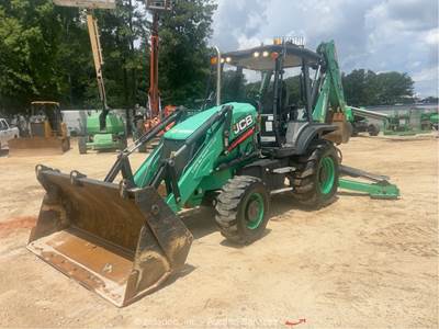 2018 JCB 3CX 4WD Backhoe Wheel Loader Tractor E-Stick 4-in-1 Bucket Aux bidadoo