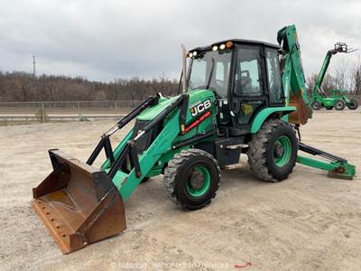 2018 JCB 3CX 4WD Backhoe Wheel Loader Tractor Cab E-Stick Bucket Aux Hyd bidadoo