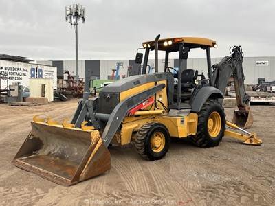 2017 John Deere 310EL 4x4 Backhoe Wheel Loader Tractor E-Stick Bucket bidadoo
