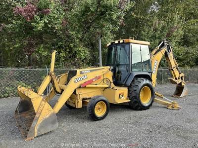 John Deere 310SE Backhoe Wheel Loader Tractor Cab E-Stick Aux Hyd Thumb bidadoo