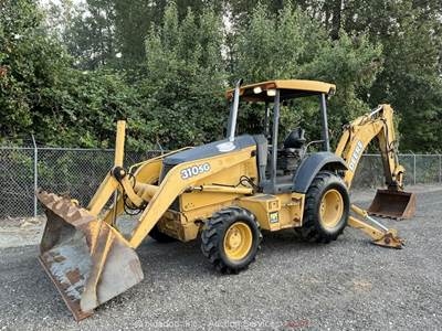 2003 John Deere 310SG 4WD Backhoe Wheel Loader Diesel Tractor Aux Bucket bidadoo