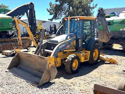 2010 John Deere 310SJ Backhoe Wheel Loader Tractor Cab Aux Hyd bidadoo -Repair