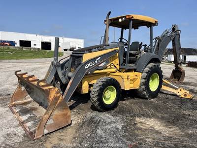 2008 John Deere 410J 4WD Hydraulic Backhoe Wheel Loader Tractor Bucket bidadoo