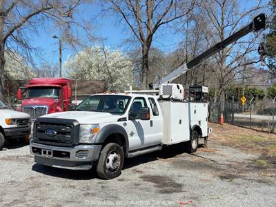 2016 Ford F-550 Mechanic Service Crane Truck Boom PTO Generator Welder bidadoo