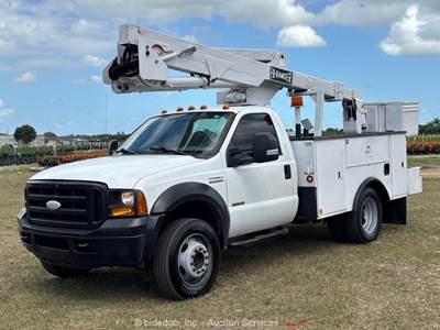2005 Ford F-550 4WD 38' Terex Hi Ranger Bucket Truck Aerial 6.0L Diesel bidadoo
