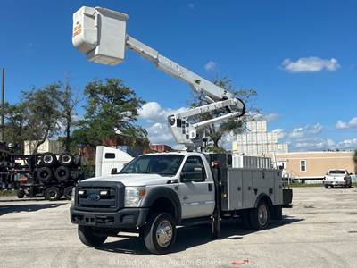 2015 Ford F-550 37' Altec AT37G Bucket Truck Aerial 6.7L Powerstroke A/T bidadoo