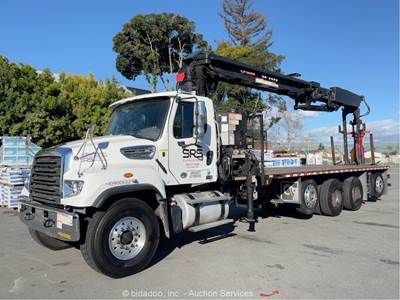 2019 Freightliner 114SD 4.5Ton Hiab Forklift BoomTruck 92' DD13 bidadoo -Repair
