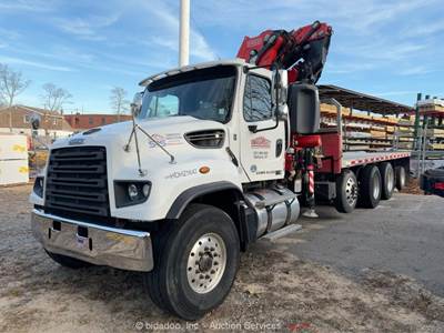2017 Freightliner 114SD Tri/A Knuckleboom Truck Fassi Detroit bidadoo -Repair