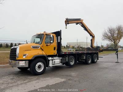 2016 Freightliner 114SD Tri-Axle 10K Boom Truck 45' Altec Crane A/T A/R bidadoo