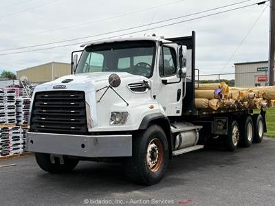 2014 Freightli 114SD Tri/A 24’ Flatbed Forklift Mount Truck -Parts/Repair