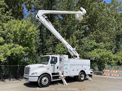 2015 Freightliner M2112 55' Bucket Basket Boom Service Truck Cummins LNG bidadoo