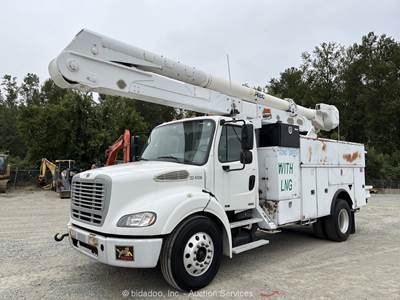 2014 Freightliner M2112 55' Bucket Basket Boom Truck Cummins LNG bidadoo -Repair