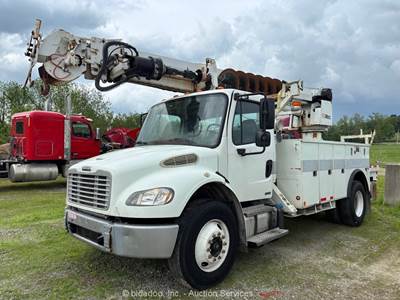 2011 Freightliner M2 47' Digger Derrick Utilities Truck PTO Cummins A/T bidadoo