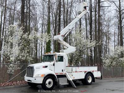 2006 Peterbilt 335 40' Terex Hydraulic Bucket Service Truck Aerial Boom bidadoo