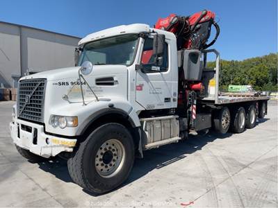 2019 Volvo VHD64B 14.8 Ton Crane Truck 62' Boom Fassi Diesel Automatic bidadoo