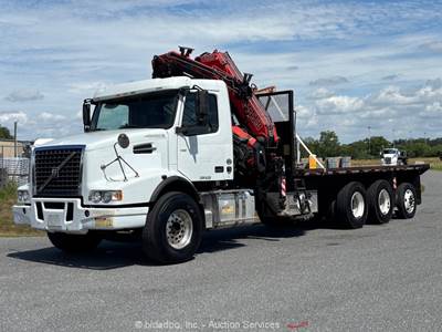2019 Volvo VHD84B 11 Ton Tri/Axle Knuckleboom Crane Truck Diesel bidadoo -Repair