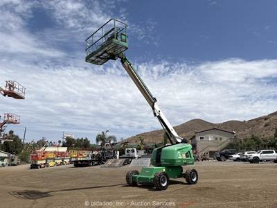2018 JLG 400S 40' 4WD Diesel Telescopic Boom Man Lift Aerial Platform bidadoo