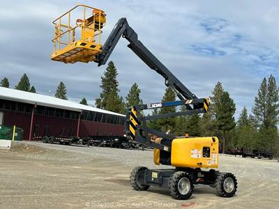 2019 XCMG XGA45J 46' 4WD Diesel Articulating Boom Man Lift Aerial Jib bidadoo