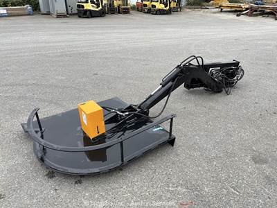 Future Side Reach Arm Boom 52" brush Cutter Mower Skid Steer Attachment bidadoo