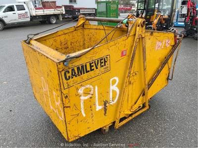 Camlever TB-400 Material Trash Debris Bucket Lift Container Dumpster bidadoo