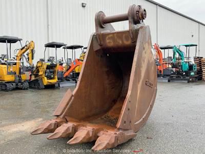 Eaco 38" Heavy-Duty 4-Tooth Digging Hyd Excavator Bucket Attachment bidadoo